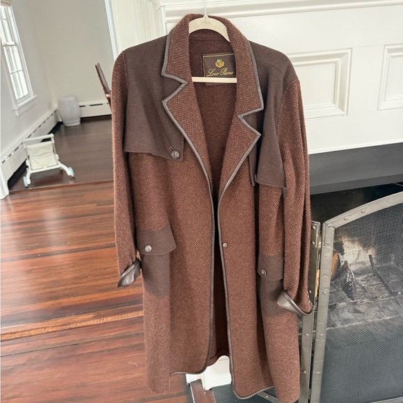 Loro Piana Cashmere Leather Coat